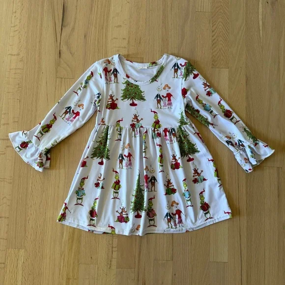 The Grinch Christmas Cute Pants Outfit, Size 6/7 - Picture 10 of 15